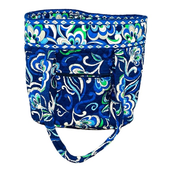 Vera Bradley Handbags - Vera Bradley MEDITERRANEAN BLUE VERA Tote BAG RETIRED PATTERN FALL 2008